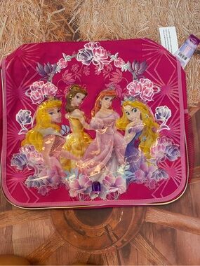 Disney Pink Princess Floral Carry Case with Classic Princesses 2YK